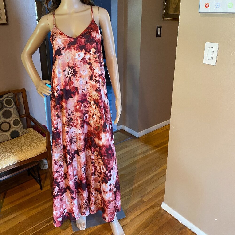 Nicole Miller Floral Maxi Dress Size XS  GORGEOUS!